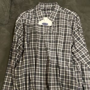 Plaid Long Sleeve Dress Shirt